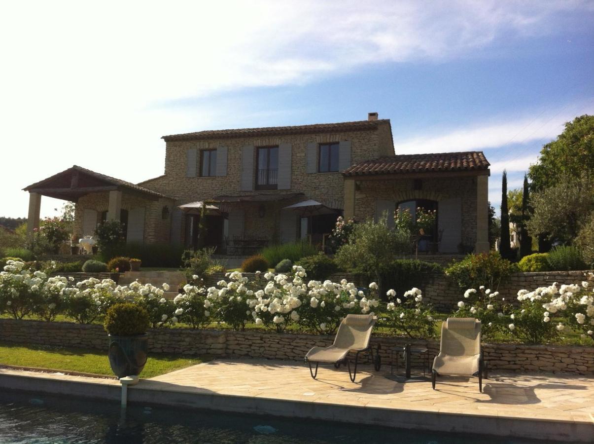 Bed and Breakfast Oustau De Piera Gordes Exterior foto